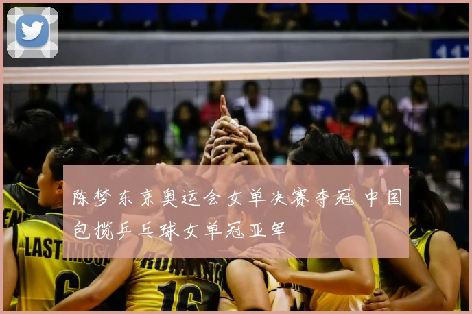 陈梦东京奥运会女单决赛夺冠 中国包揽乒乓球女单冠亚军